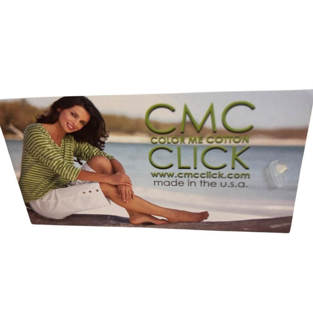 NWT Click CMC Tank Top Size Small Cream Made in USA New - Picture 3 of 5